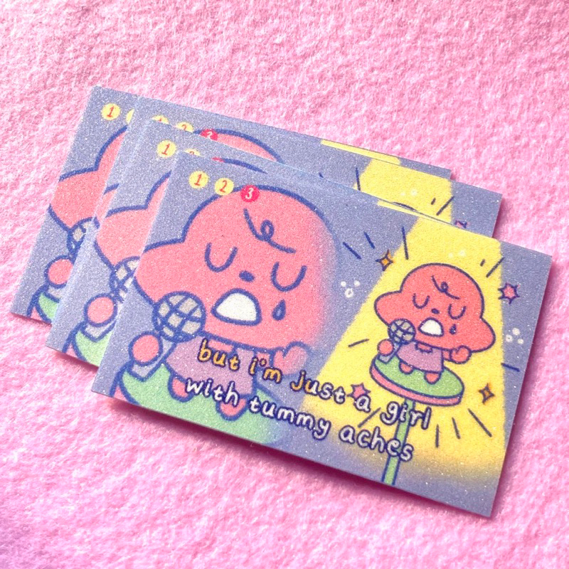 

but i’m just a girl with tummy aches sticker by posiufo