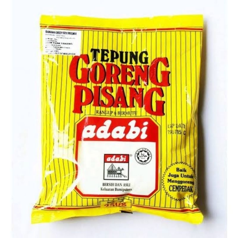 

Tepung pisang goreng adabi 250gr