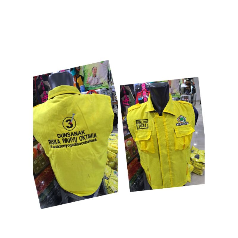 rompi costom team golkar#rompi golkar