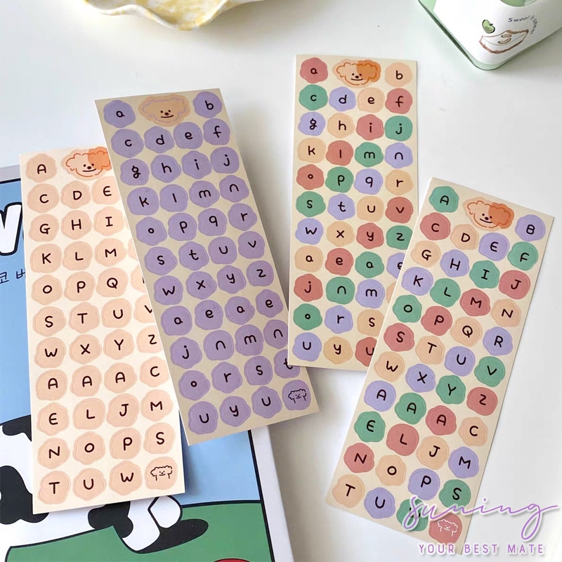 

Rounded Label Sticker Alphabet Warna Menarik-Suning Mall