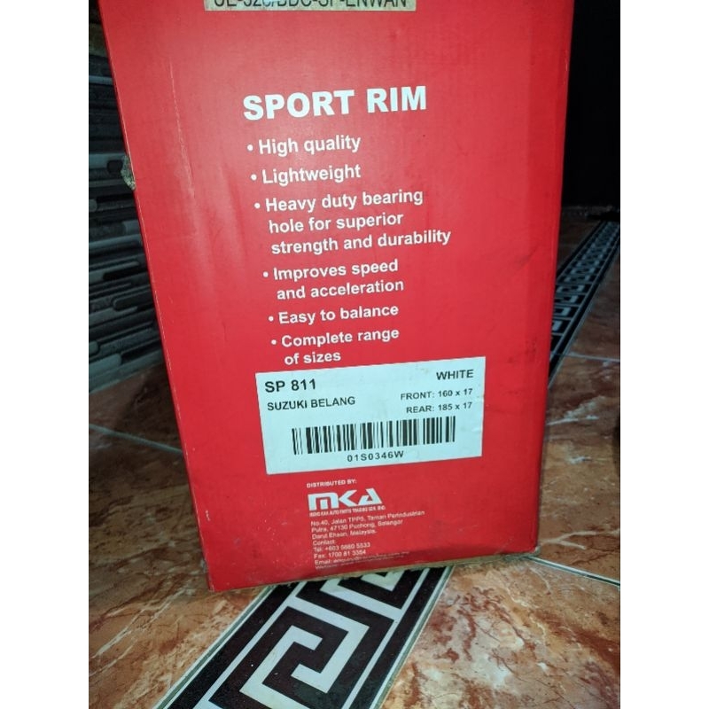 velg RCB SP811 SATRIA FU