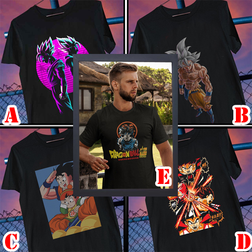 Kaos Goku Saiyan SonGoku DBZ Tshirt 100% Cotton | GOKU-5986810