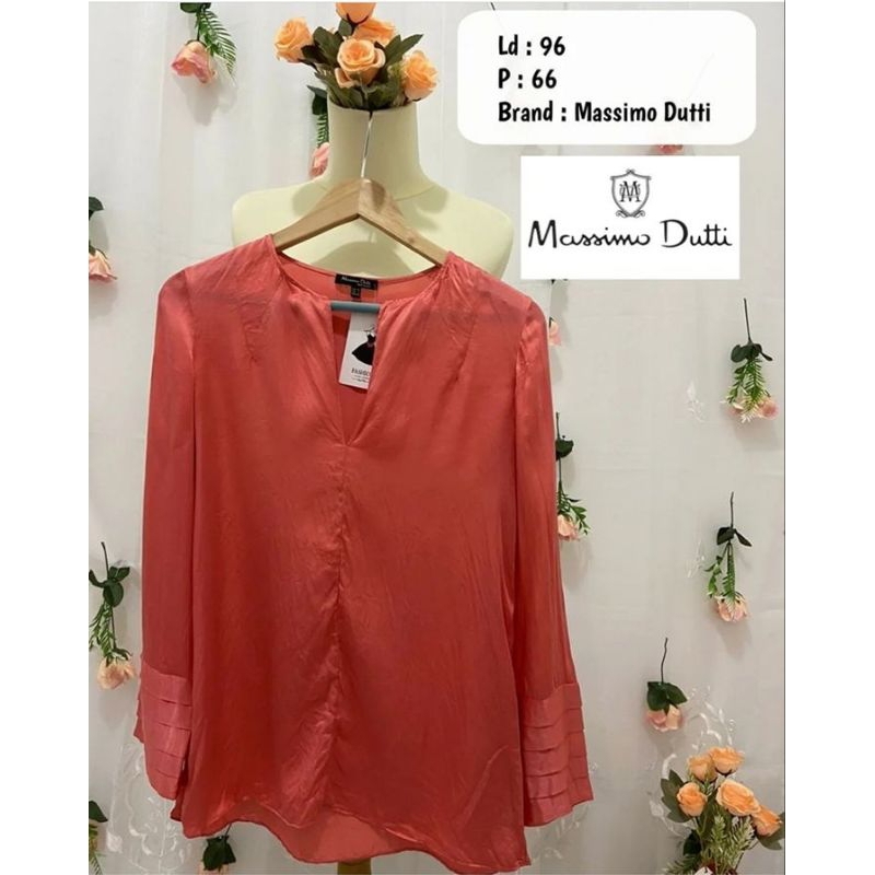 KATALOG 49 _ ATASAN BLOUSE BRANDED WANITA MASSIMO DUTTI / PRELOVED
