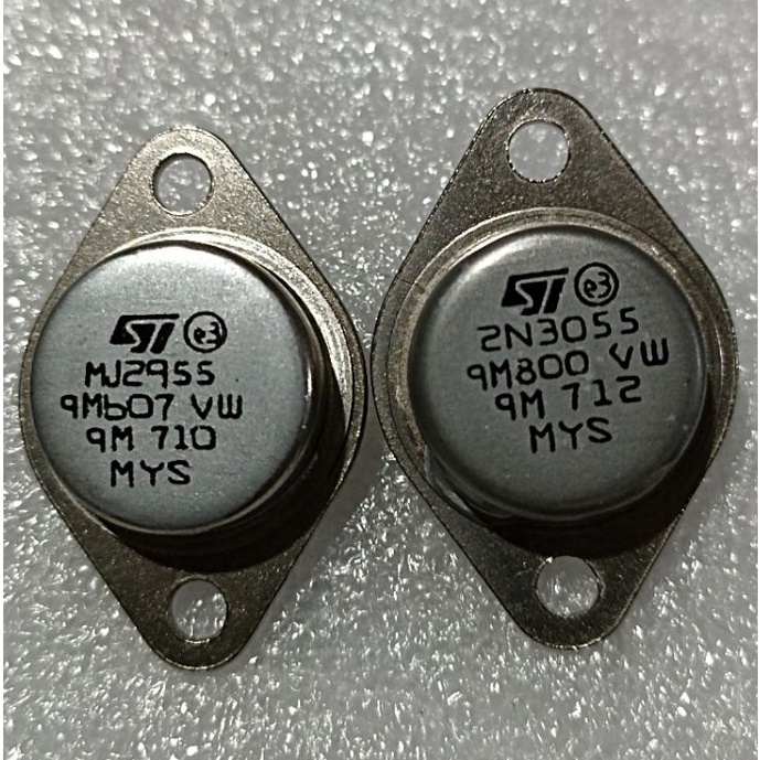 Produk 1SET TRANSISTOR JENGKOL 2N355 MJ2955 JENGKOLAN 2955 355 ST MALAYSIA u Paling Dicari