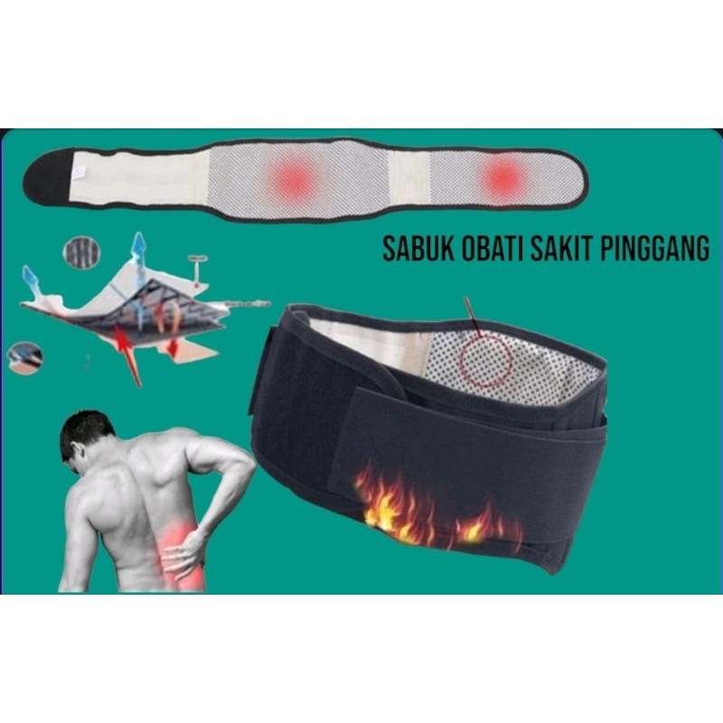 alat pereda sakit pinggang sabuk redakan sakit pinggang korset sabuk terapi pemanas pelangsing perut