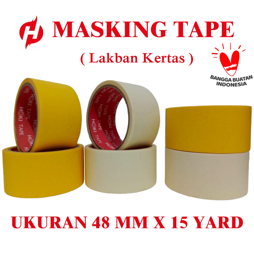 

Lakban kertas 48 x 15yard Masking_______019