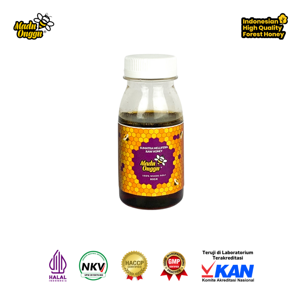 

Madu Asli Murni Madu Onggu Sumatra Mellifera Raw Honey 80gr 100% Nektar Alami Tanpa Pengolahan Apapun