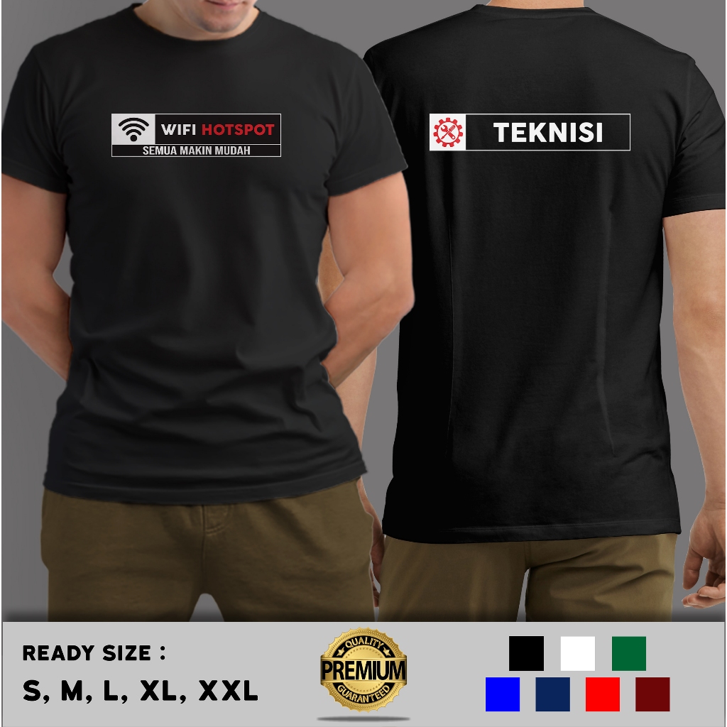 Kaos Teknisi Wifi Hotspot Terlaris