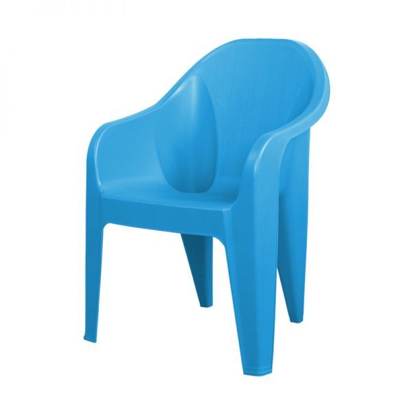 Kursi Santai Napolly Kursi Plastik Kursi Sandaran Plastik Tebal Outdoor Kursi Teras Pelastik TCC 500