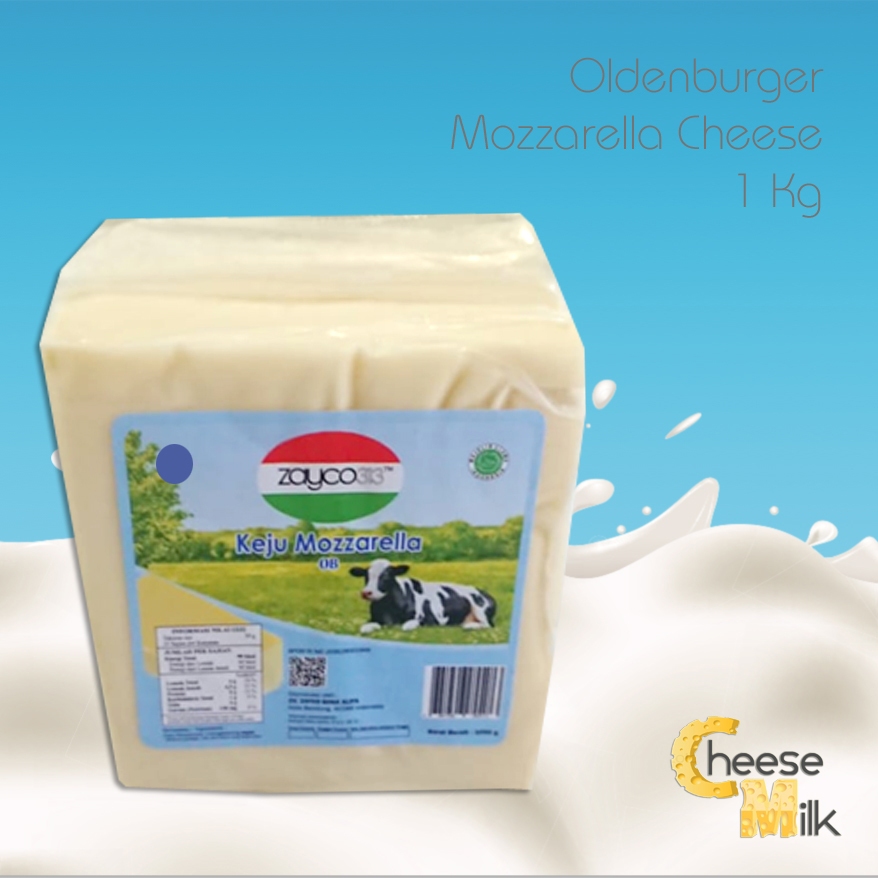 

Zayco Biru Oldenburger Mozzarella Cheese 1 Kg x 15