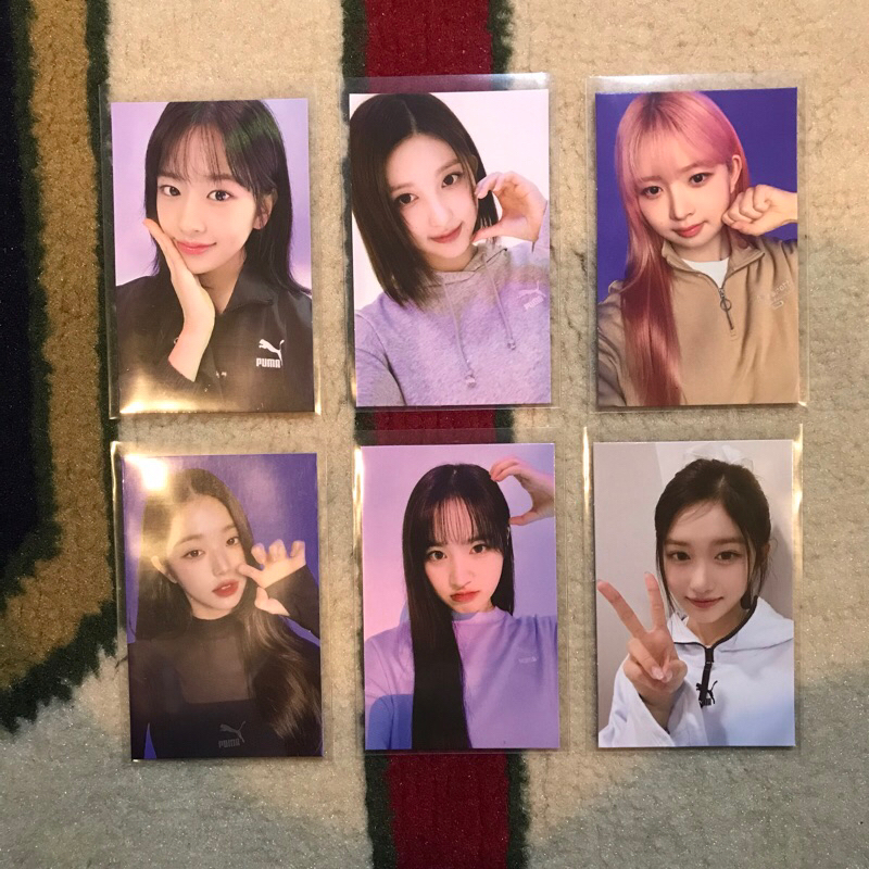 ive puma photocard wonyoung yujin gaeul rei liz leeseo pc official