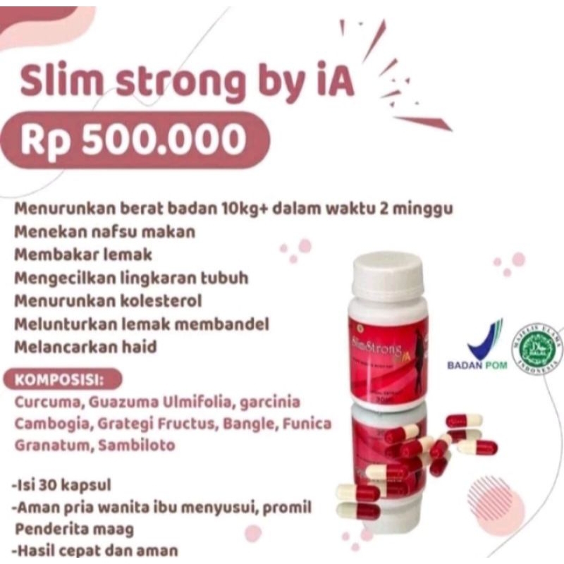 SLIM HERBAL STRONG BY ICHA ANNISA // BY IA