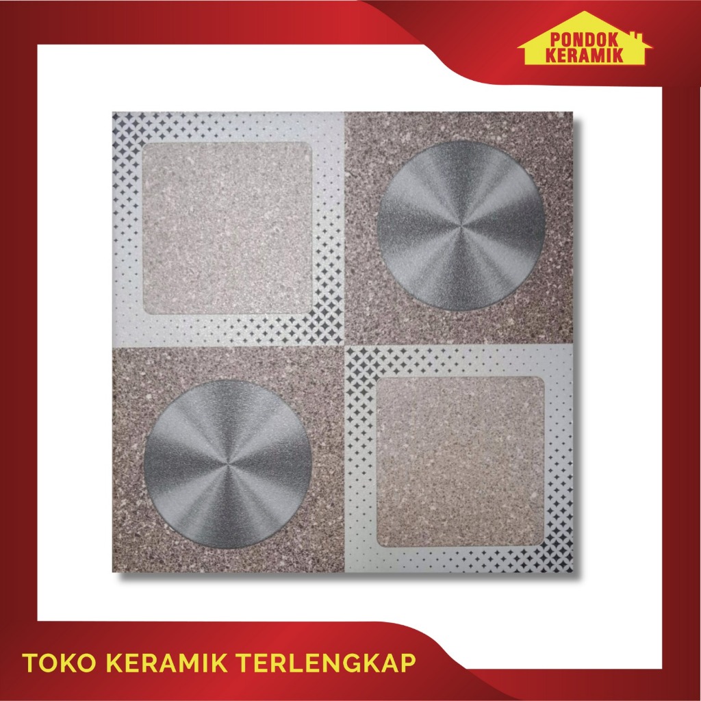 Keramik Lantai Aversa 50x50 Palermo Coklat / Keramik Teras