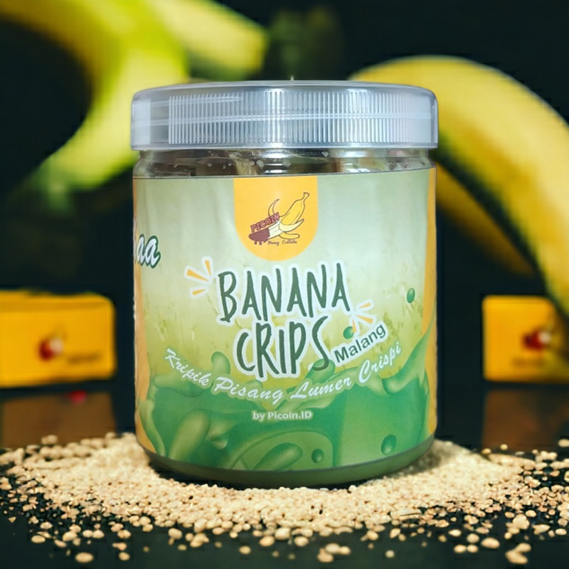 

Banana Crips Malang//Kripik pisang Rasa Matcha//by Picoin.id