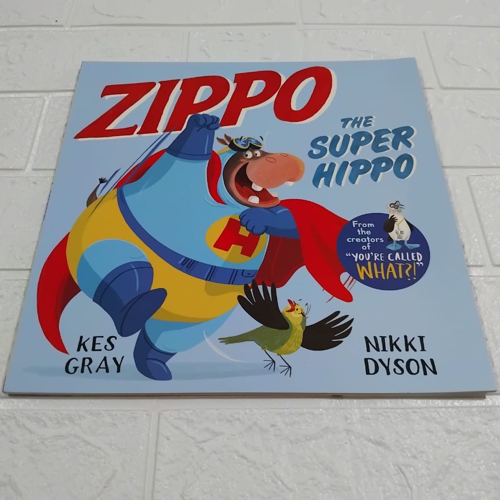 zippo the super hippo buku cerita anak / storybook / buku impor anak / rare book / bedtime story / d