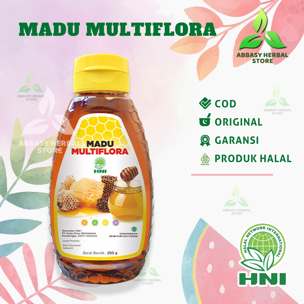 Madu Multiflora HNI-HPAI || Mampu Mengurangi Kolesterol Dan Tekanan Darah