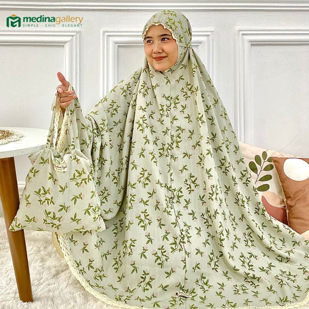 Mukena Suhita Crinkle Motif Trendi Terbaru