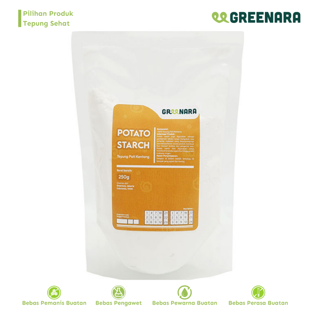 

Greenara - Tepung Pati Ketang 250 / Potato Starch