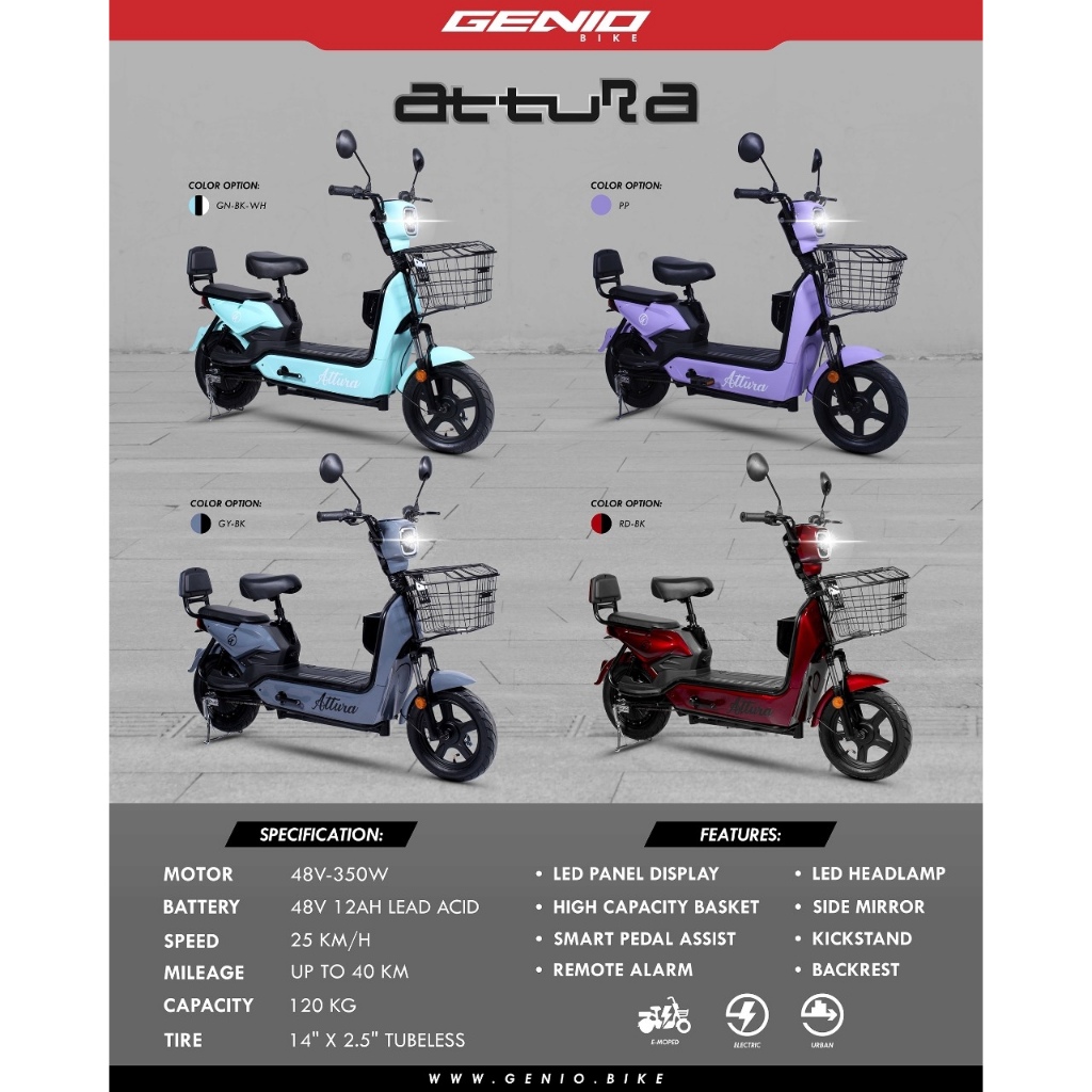 GENIO SEPEDA LISTRIK ATTURA