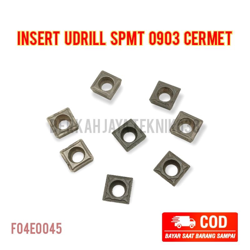 Insert udrill spmt 0903 cermet bukan scmt carbide