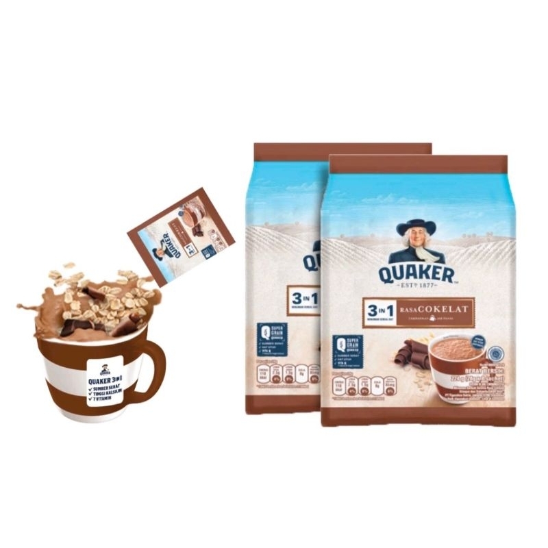 

Quaker 3IN1 Chocolate 224g