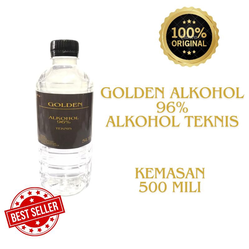 ( 500ML ) GOLDEN TEKNIS ALKOHOL 96%