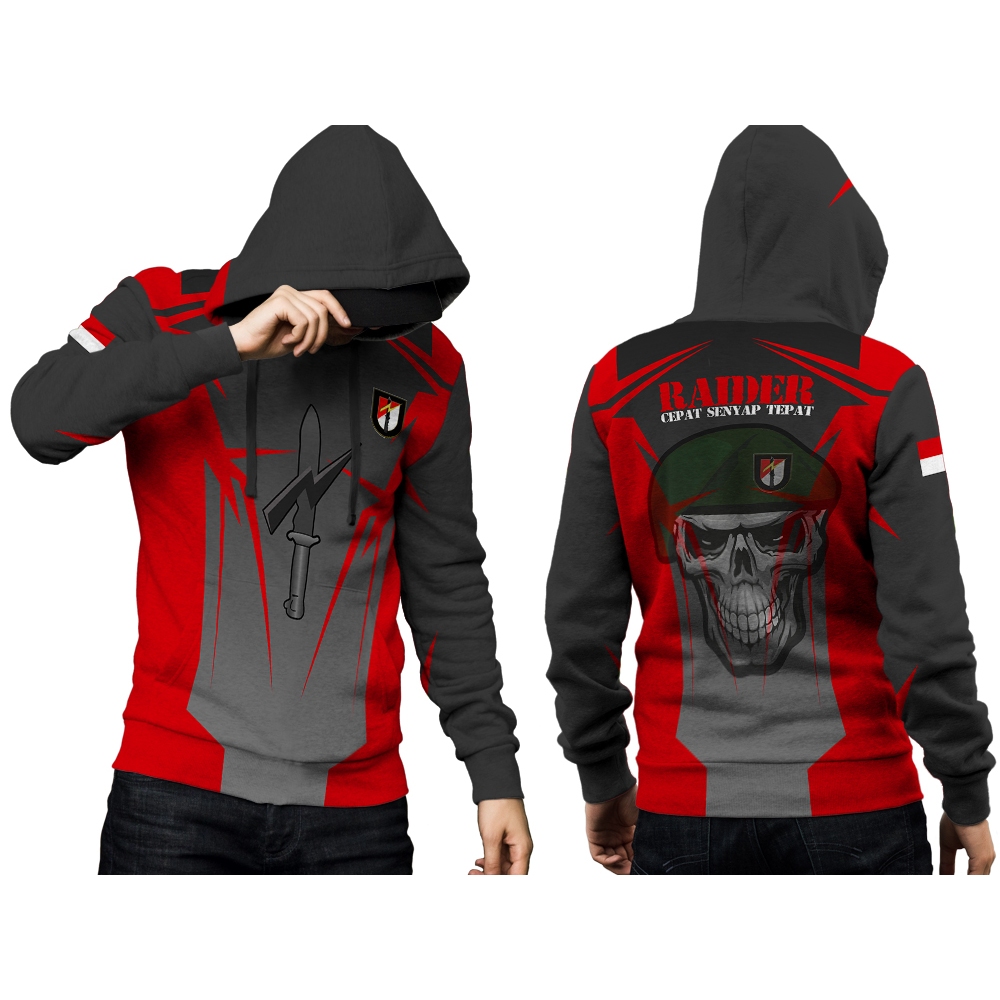 Jaket Raider Pria | Batalyon Raider Jaket Jersey | Jaket Batalyon Rider Printing | Jaket Pullover Ra