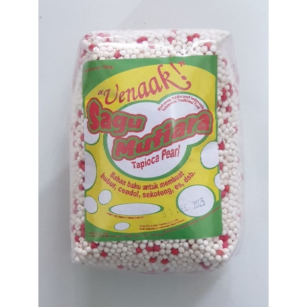 

SAGU MUTIARA CAP UENAAK / Sagu Mutiara MERAH 500 gram