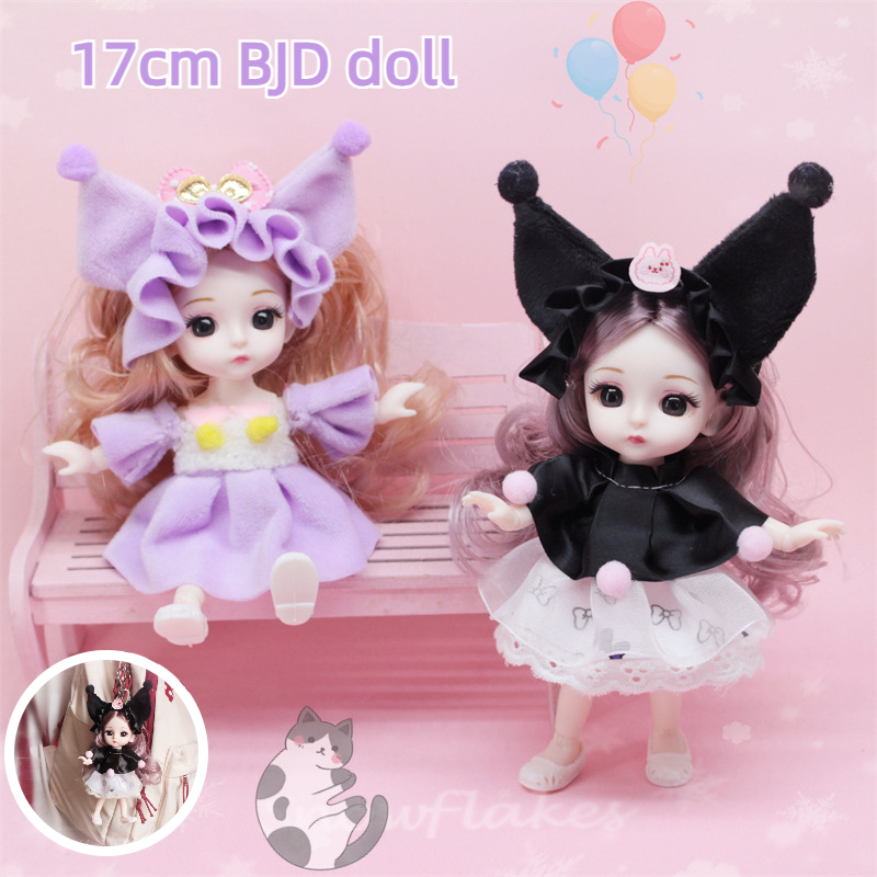 17cm/30cm Mainan anak perempuan Boneka BJD doll Princess cute /boneka cantik 17cm bjd doll