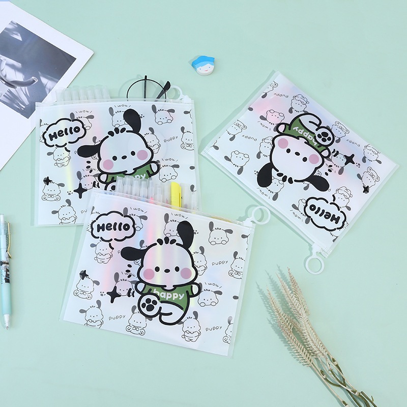 

Tas Ritsleting PE Kartun Lucu, Tas Penyimpanan Rumah Tangga Umum, Tas Transparan Cincin Bulat, Tas Alat Tulis Dokumen Siswa