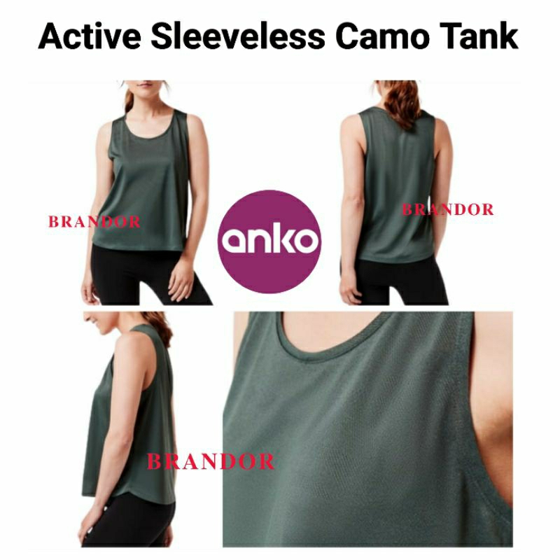 Brandor - WOMEN ACTIVE TANK TOP By ANKO ( antt12 )