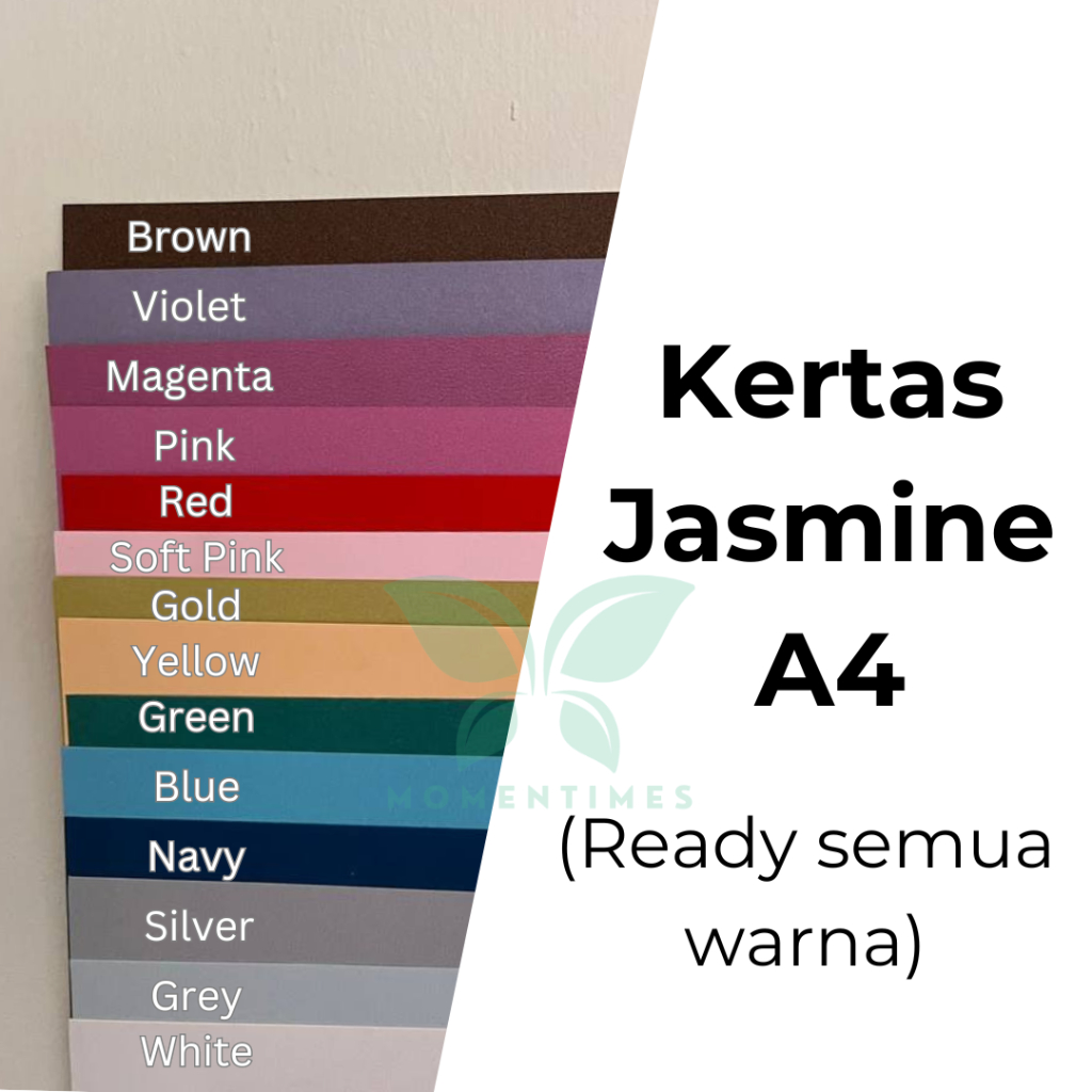 

Kertas Jasmine A4 200 gram / Fancy Paper 1 Pack (10 Lembar)