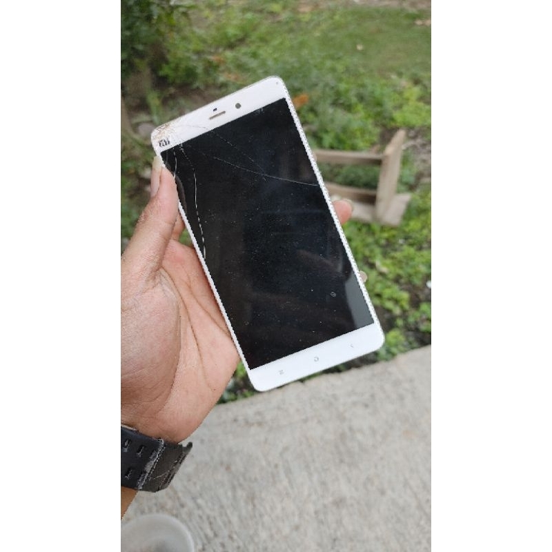 lcd redmi note bamboo retak bispak