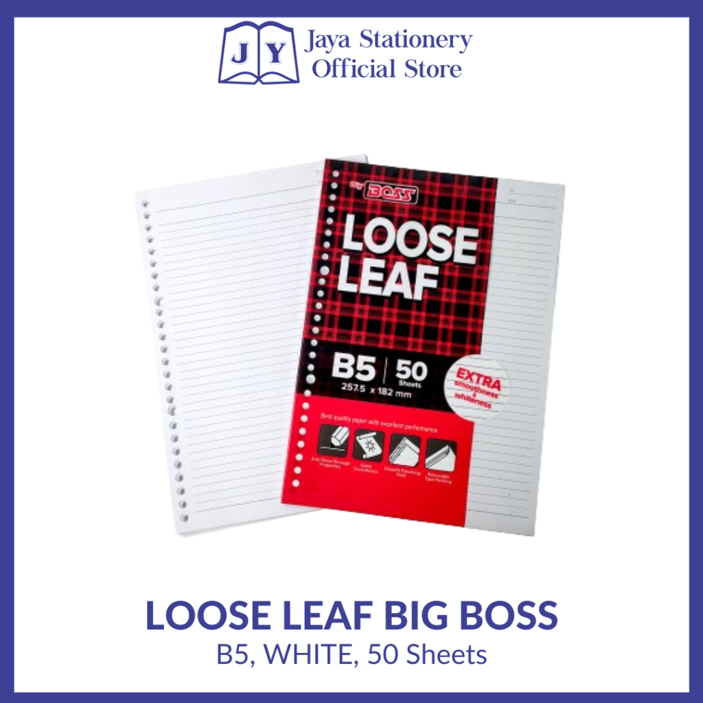 

[BISA COD] Loose Leaf B5 Bigboss