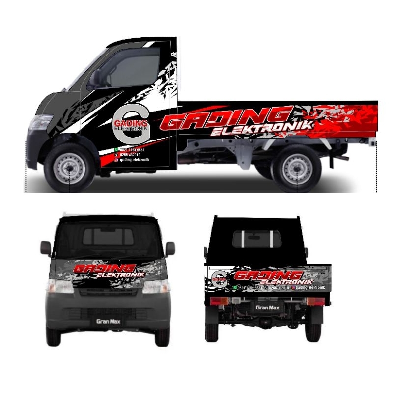 DECAL STICKER GRANDMAX PICKUP CUSTOM MAXDECAL