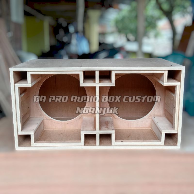 Box Speaker Planar 8 inch Double