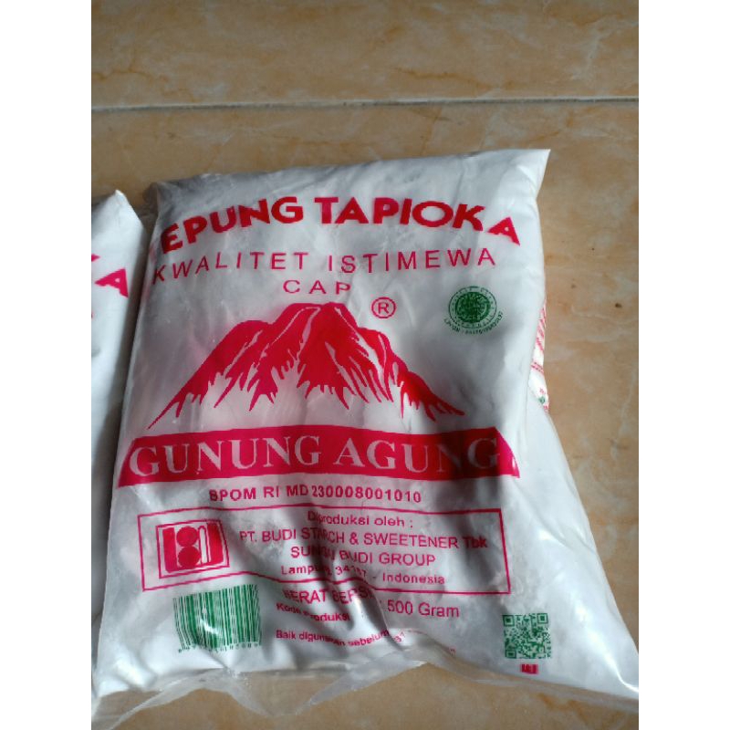 

Tepung Tapioka Gunung Agung 500gr