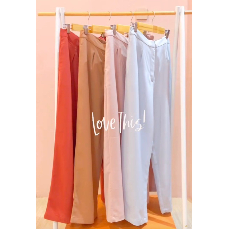 Talika Pants Celana Wanita Kulot Panjang Riamiranda Bhrava RM Winter 2023 Baju Ria Miranda Original