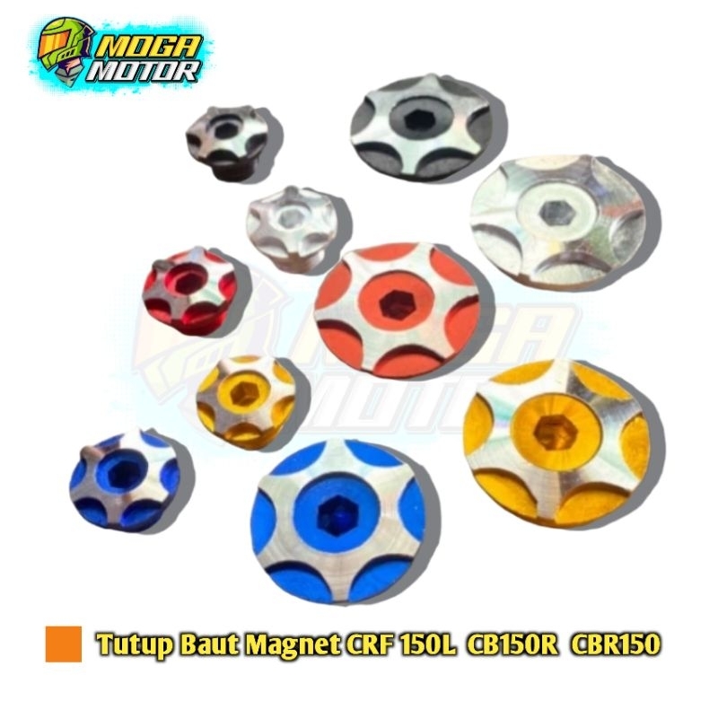 Tutup Baut Magnet CRF 150L CB150R CBR150 Satu Set 5 Pilihan Warna