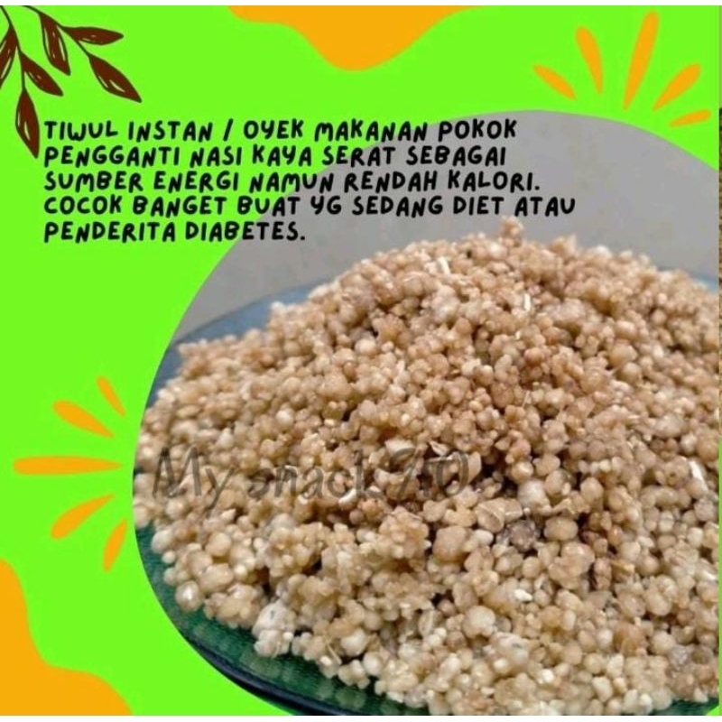 

TIWUL OYEK INSTANT MAKANAN JADUL PENGANTI NASI KAYA SERAT RENDAH GULA