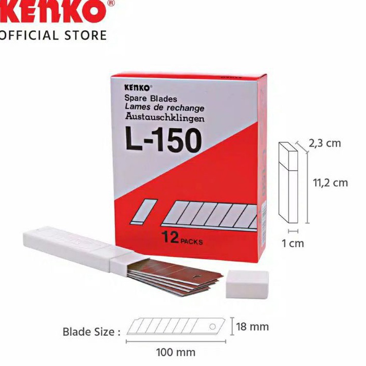 

Terlaris KENKO L15 isi cutter anak cutter besar 1 Tube saja