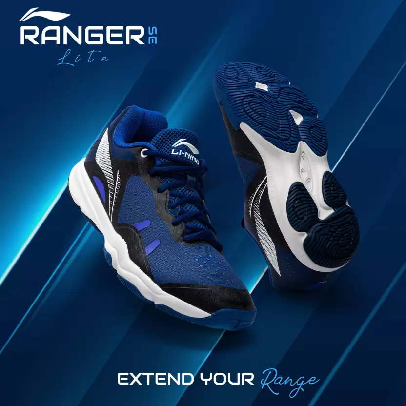 Sepatu Badminton Lining Training Shoes AYTS067 Navu Blue