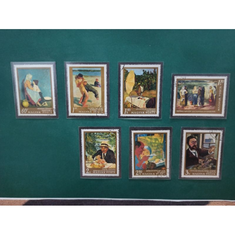 

Perangko antik/rare Hungary Painting