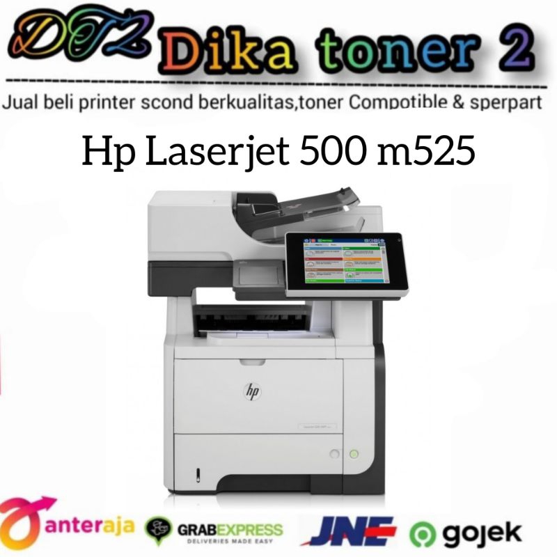 Printer hp laserjet 500 mfp m525 siap pakai termurah bergaransi