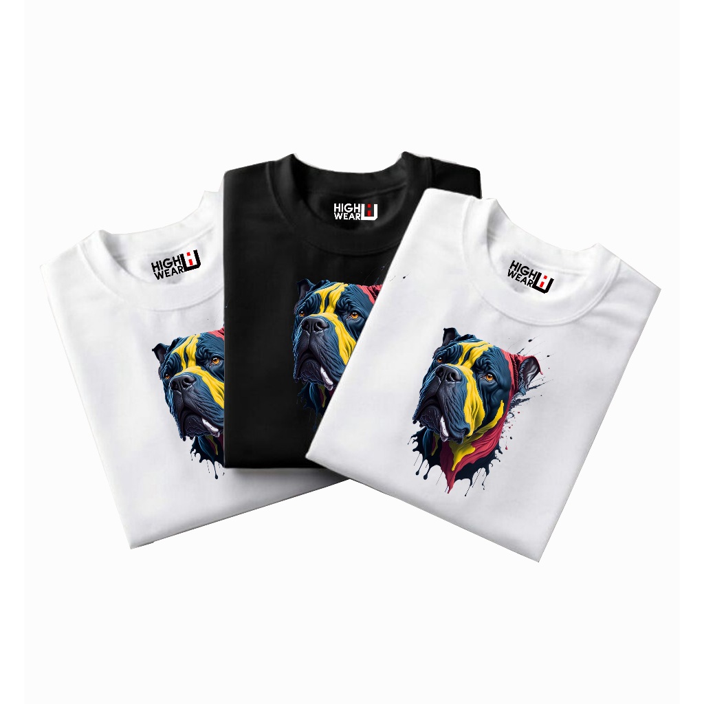 Highwear Tshirt Kaos Dewasa Pitbull Lengan Pendek Unisex