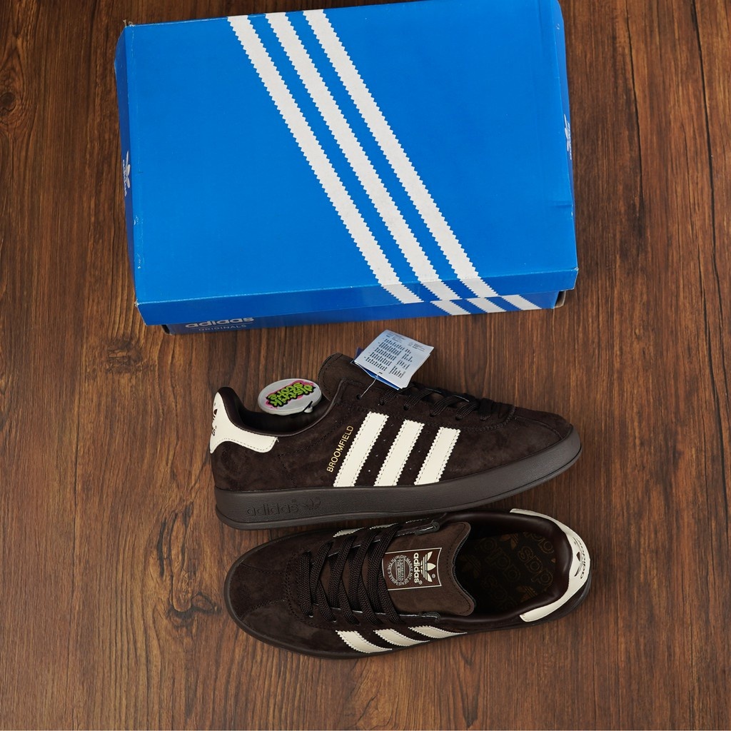 Sepatu Sneakers Pria Adidas Broomfield Brown White Grade Originals Sepatu Casual Pria Wanita Adidas 