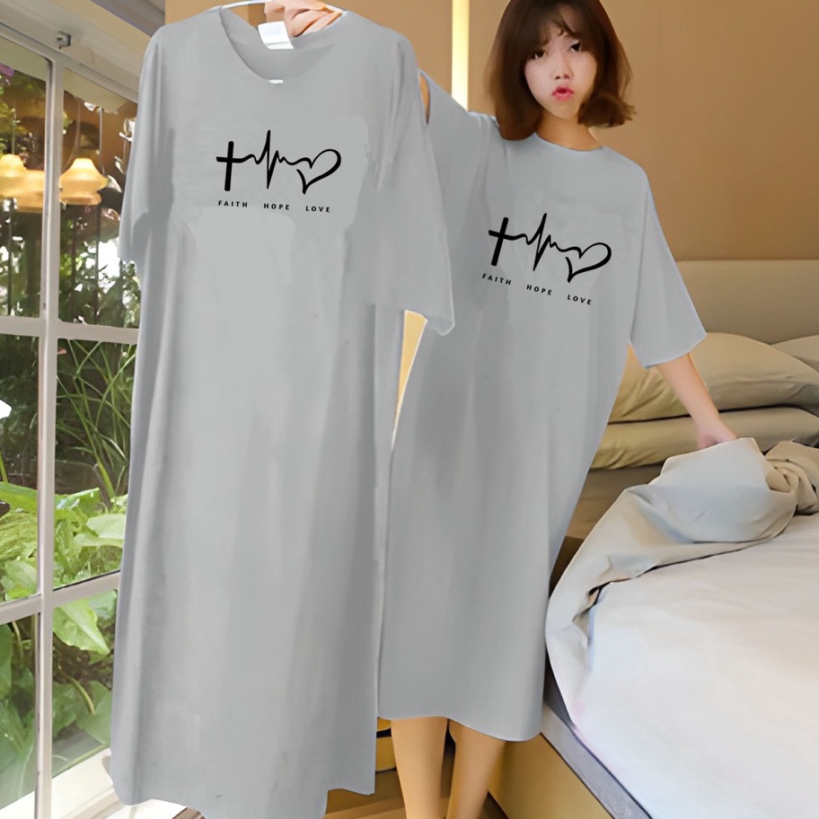 LONG DRESS JUMBO FAITH HOPE LOVE  FAITH HOPE DRESS