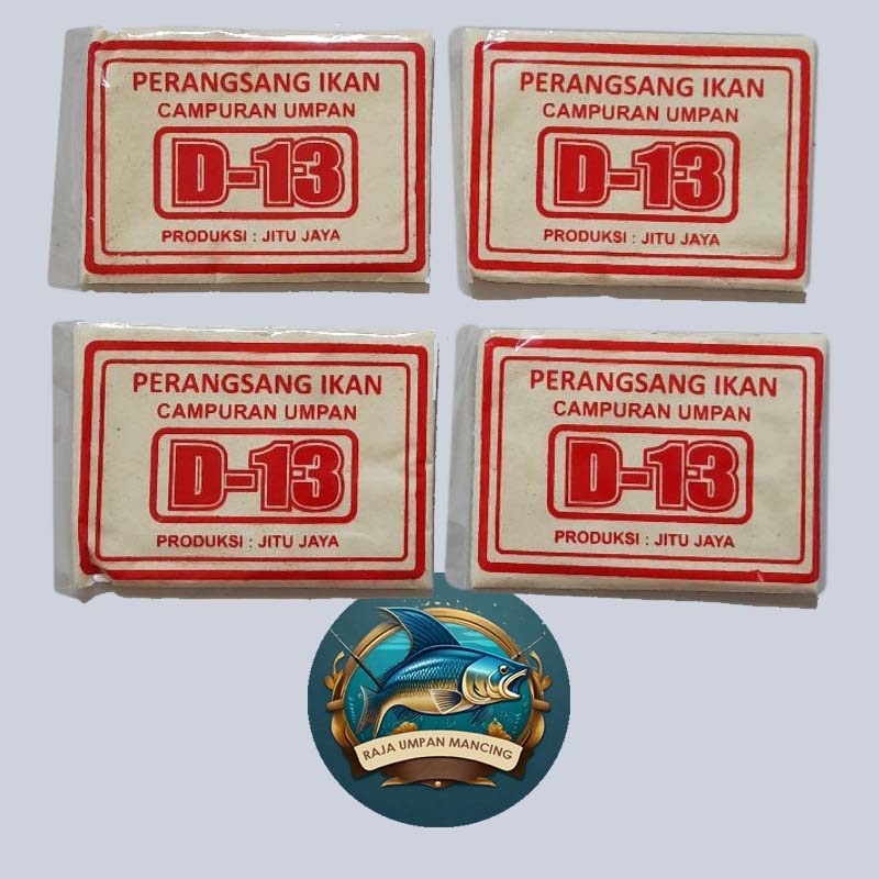 D13 Perangsang Ikan D13 Merah Original D13 Serbuk Perangsang Ikan D13 Merah Jitu Jaya
