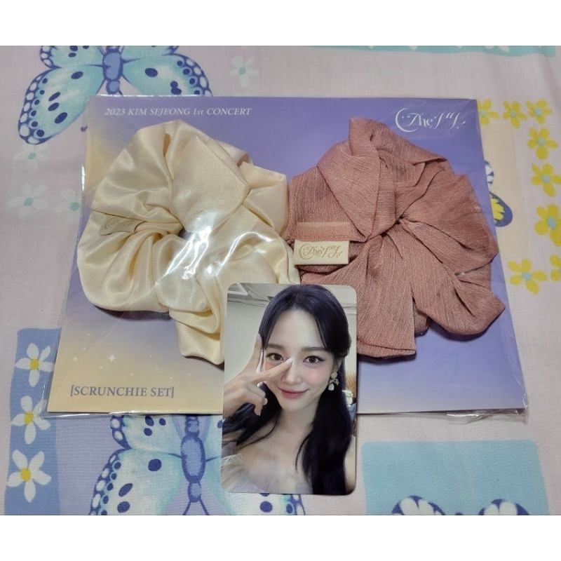 Kim SeJeong 1st Concert MD Scrunchie Set New Official