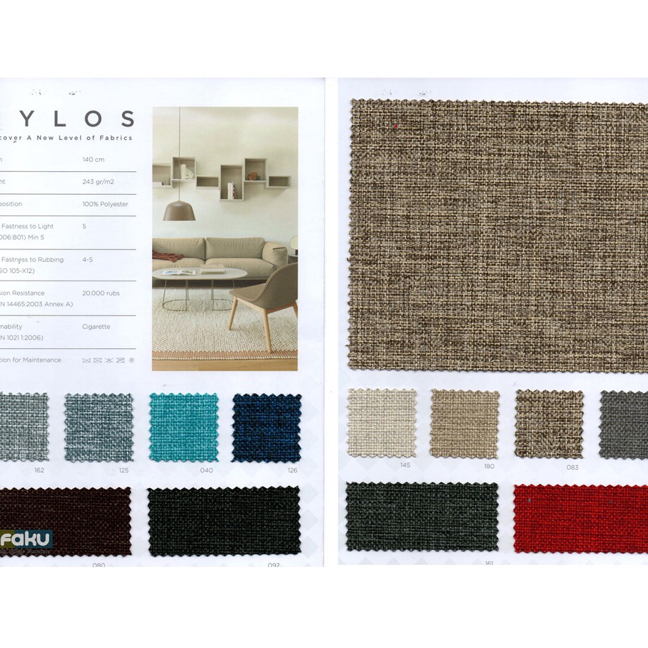 Ready Hylos Ateja Fabric Kain Upholyster  Kain Jok Sofa Fabric Tebal